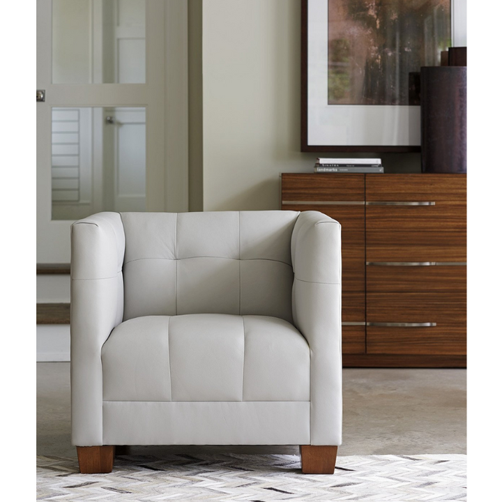 Kitano Emilia Leather Chair Living Room Lexington   