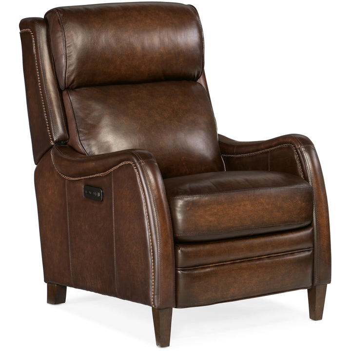 Stark Power Recliner w/  Power Headrest Living Room Hooker Furniture   