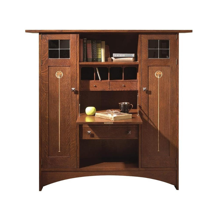 Harvey Ellis Fall Front Bookcase Home Office Stickley   