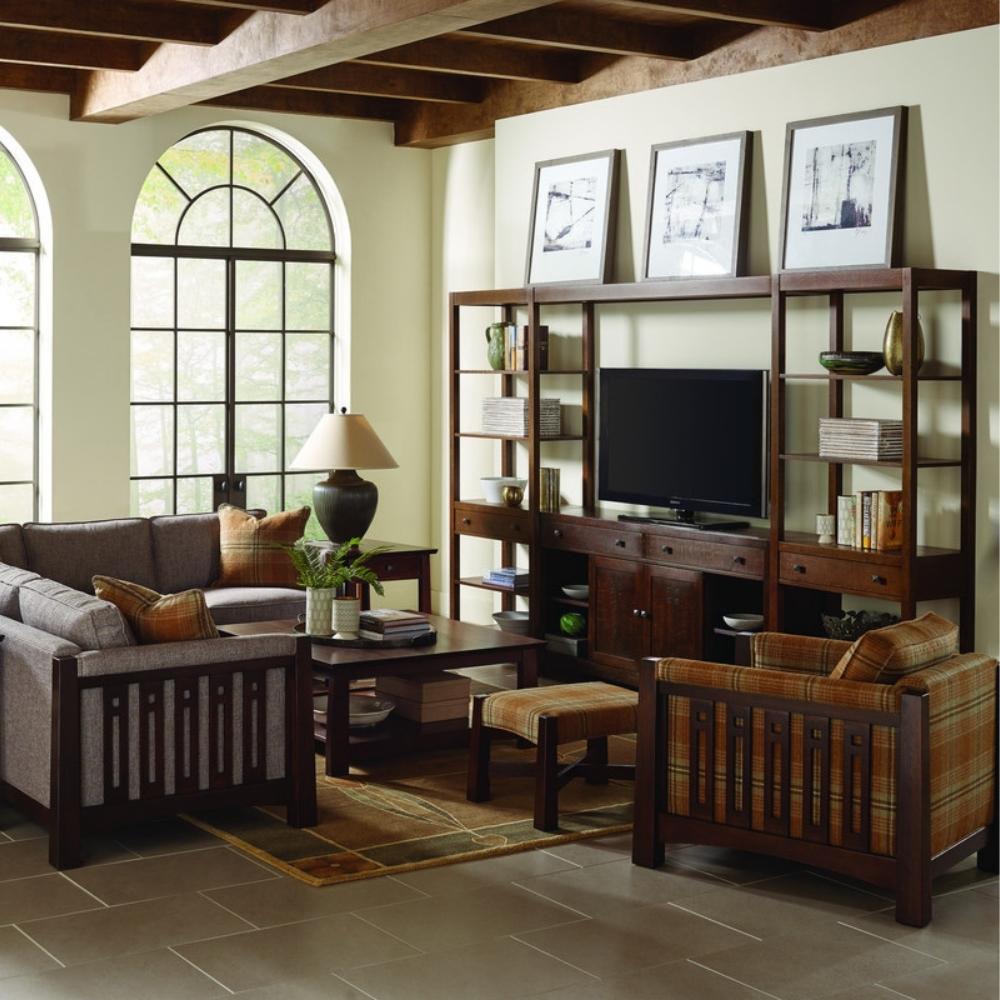 Highlands Entertainment Console Living Room Stickley   