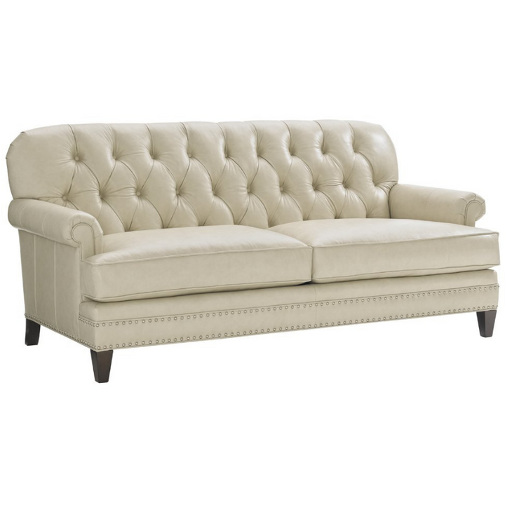 Oyster Bay Hillstead Leather Settee 