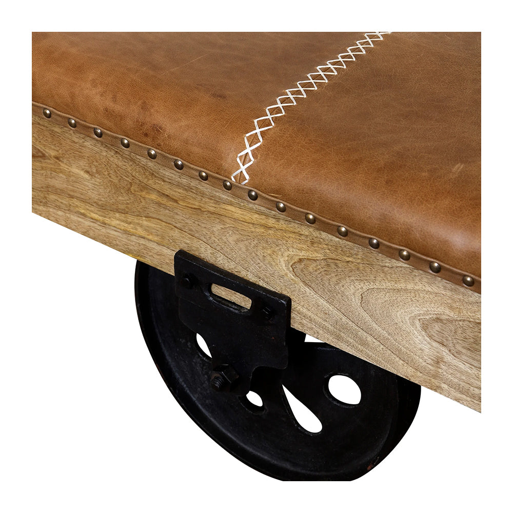 Industrial Rail Cart Table Living Room StyleCraft   