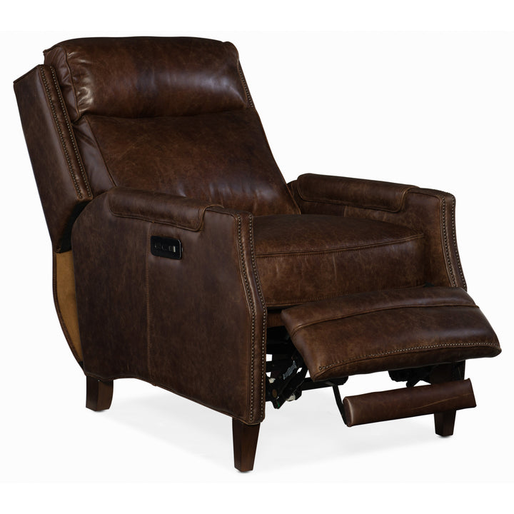 Regale Power Recliner w/  Power Headrest Living Room Hooker Furniture   