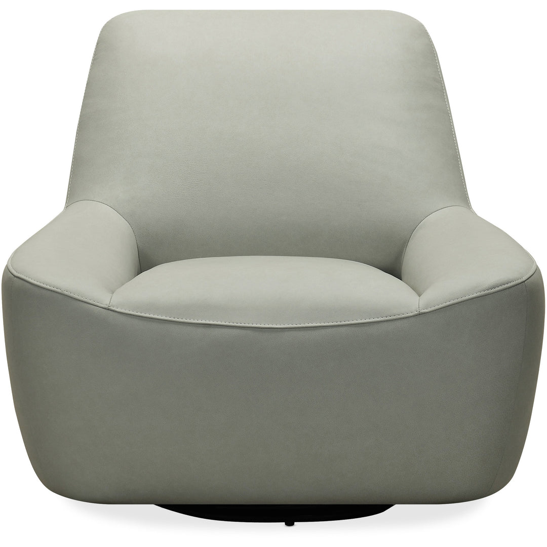 Maneuver Leather Swivel Chair Living Room Hooker Furniture   