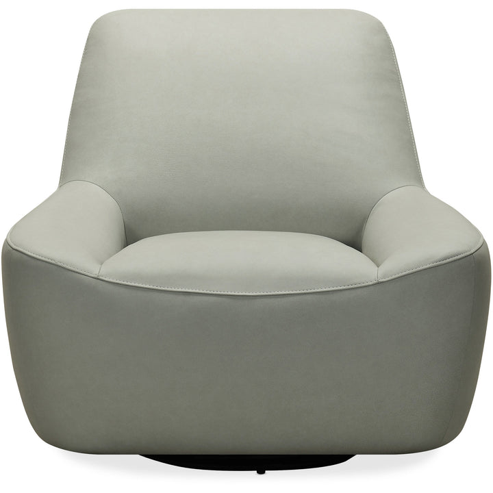Maneuver Leather Swivel Chair Living Room Hooker Furniture   
