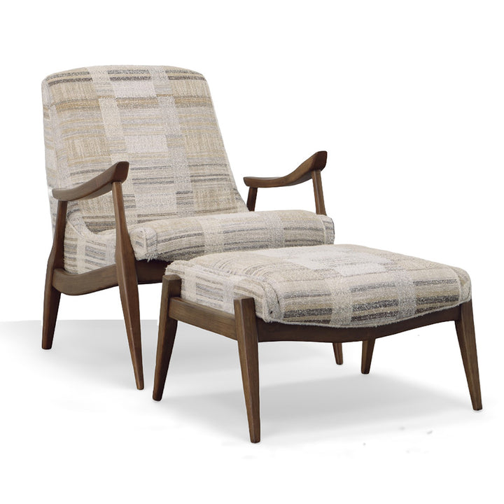 Kayla Chair & Ottoman Living Room Precedent   