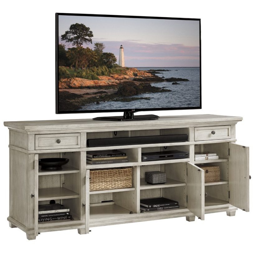 Oyster Bay Kings Point Large Media Console Living Room Lexington   