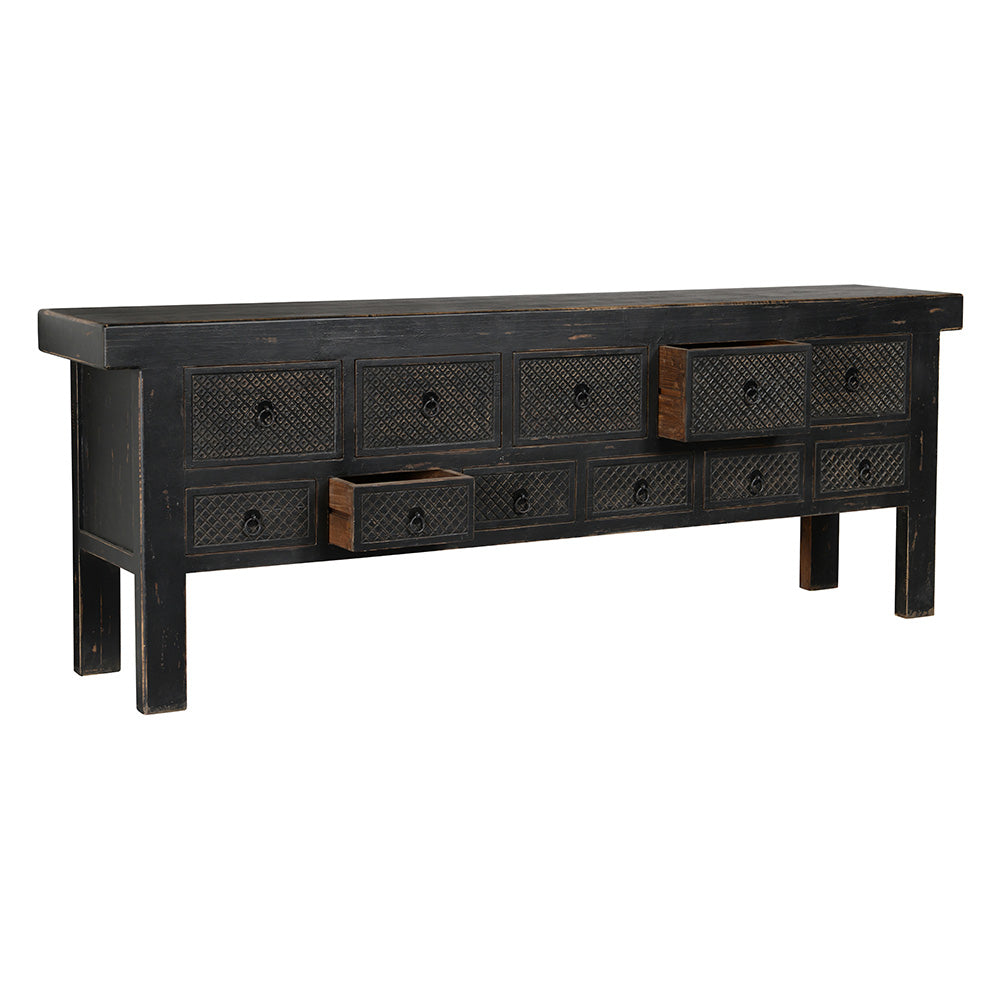 Lahey 11 Drawer Console Table Living Room Classic Home   