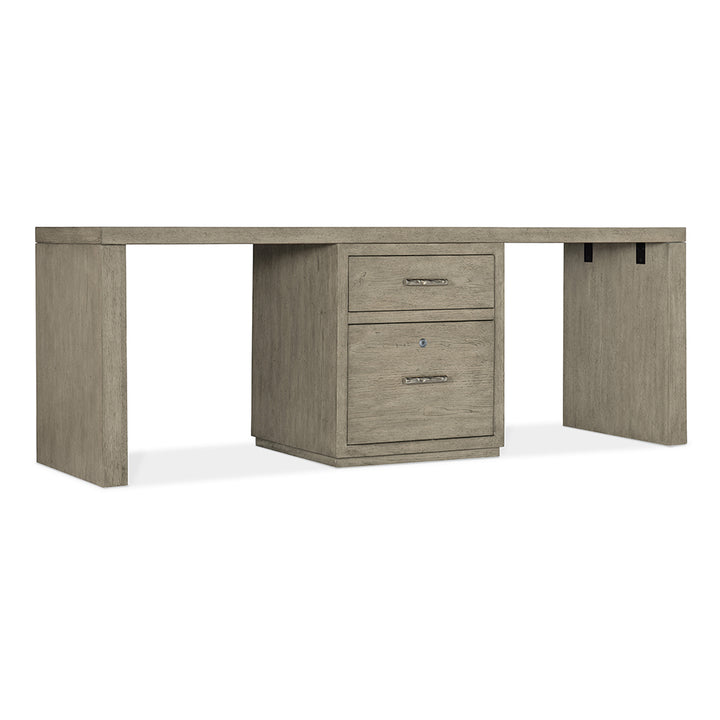 Linville Falls 84" Desk with Small File Home Office Hooker Furniture   