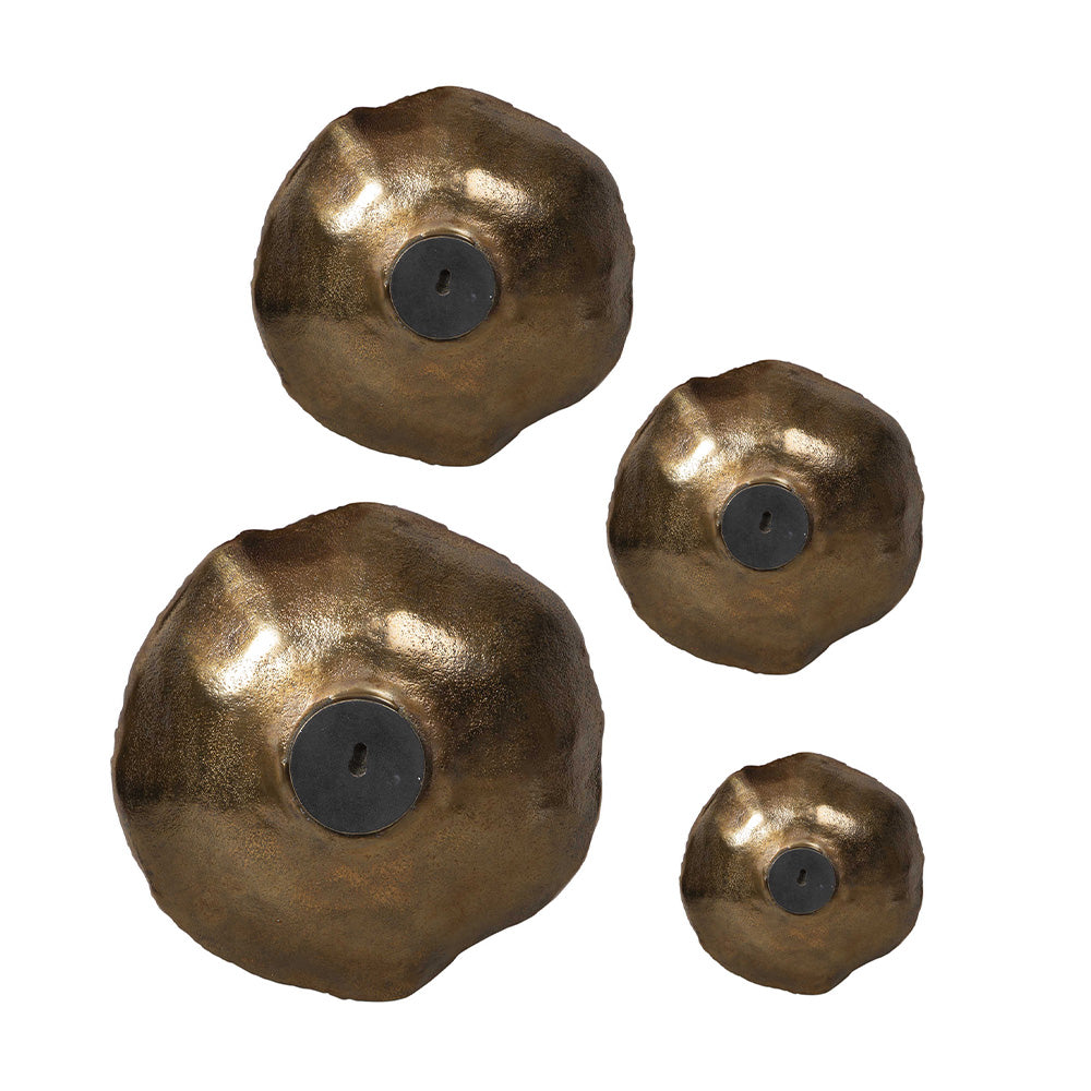 Lucky Coins Metal Wall Décor, Set of 4 Accessories Uttermost   