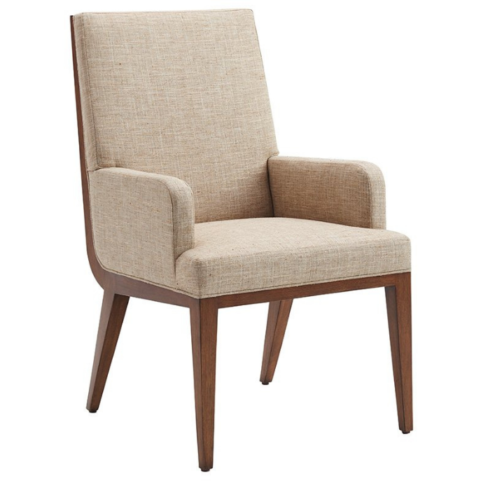 Kitano Marino Upholstered Arm Chair Dining Room Lexington