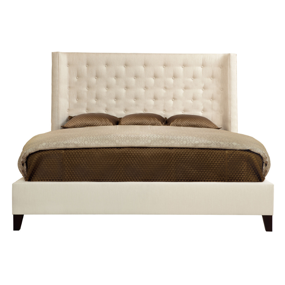 Maxime Tall Shelter Wing Bed Bedroom Bernhardt   