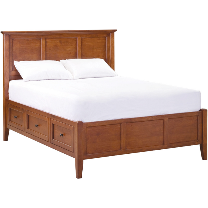 Mckenzie Queen Petite Bed Bedroom Whittier Wood   