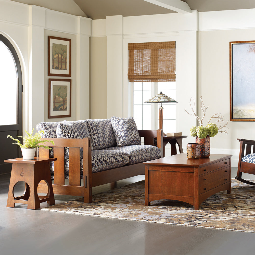 Mission Settle Living Room Stickley   