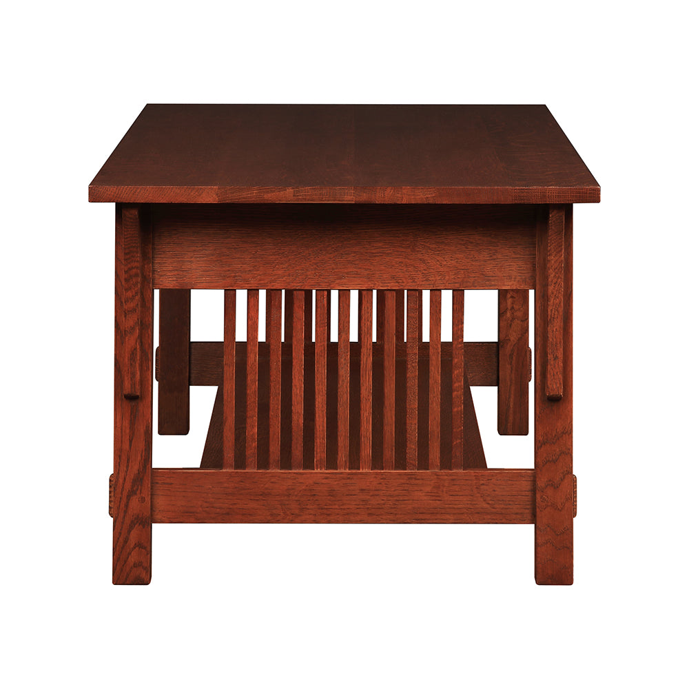 Mission Three-Drawer Cocktail Table Living Room Stickley   