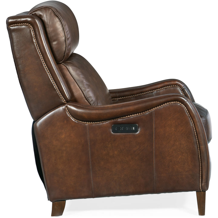 Stark Power Recliner w/  Power Headrest Living Room Hooker Furniture   