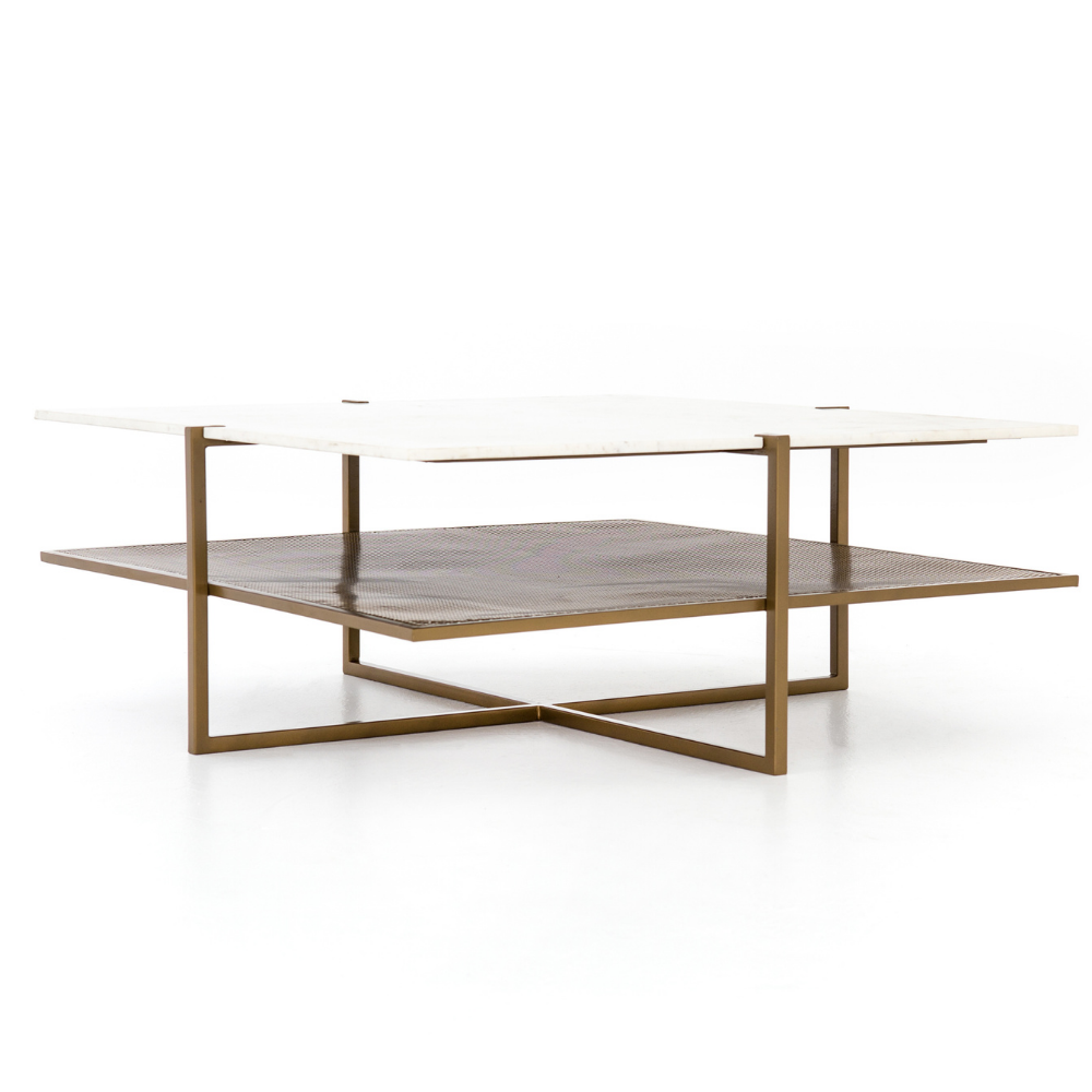 Olivia Square Coffee Table Living Room Four Hands   