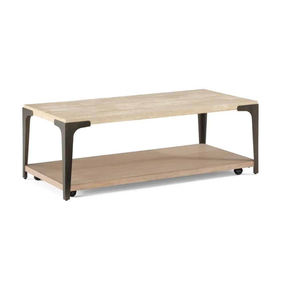 Omni Rectangular Coffee Table with Casters Living Room Flexsteel   