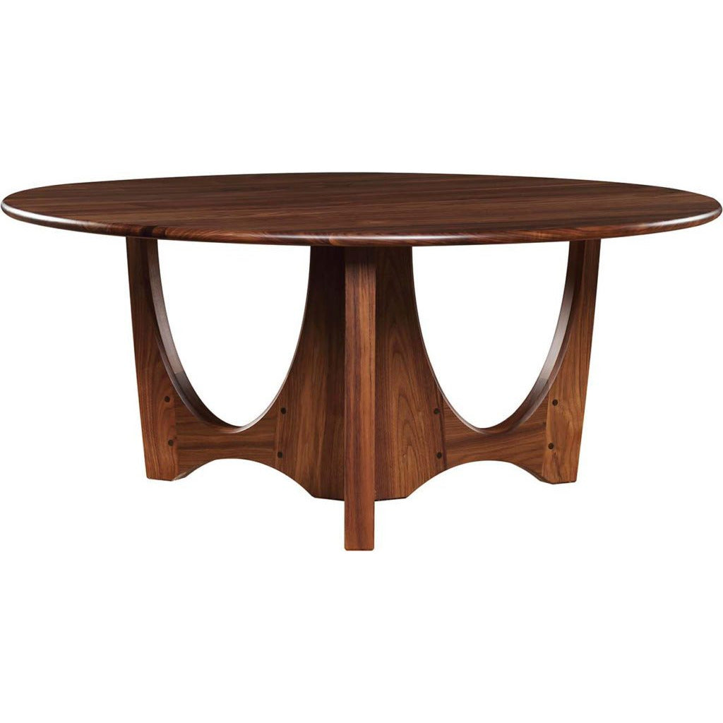 Walnut Grove Round Cocktail Table Living Room Stickley   