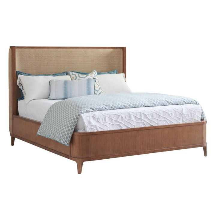 Palm Desert Villa Park Upholstered Bed Bedroom Tommy Bahama Home   