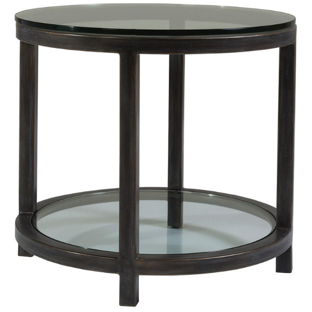 Metal Designs Per Se Round End Table Living Room Artistica Home St Laurent Iron  