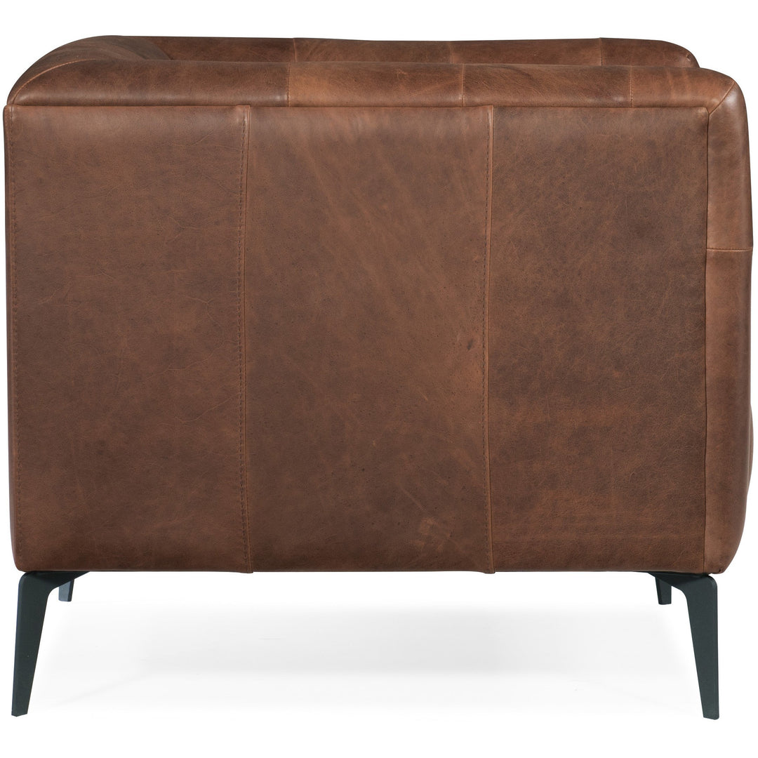 Nicolla Leather Stationary Chair 