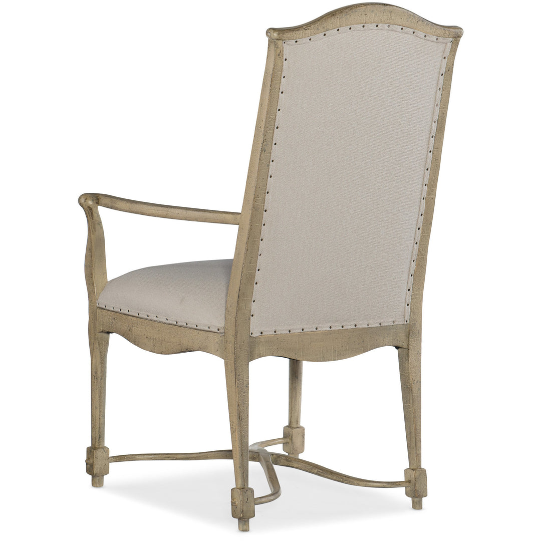 Ciao Bella Upholstered Back Arm Chair Dining Room Hooker Furniture   