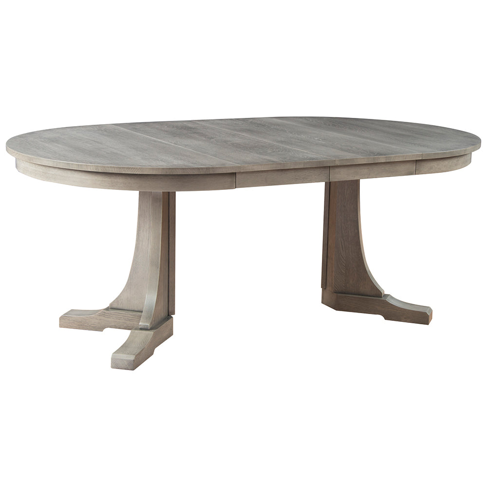 Mission Round Pedestal Dining Table 
