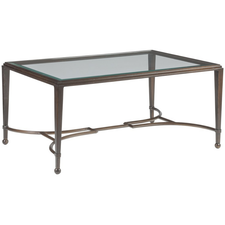 Metal Designs Sangiovese Small Rectangular Cocktail Table Living Room Artistica Home   