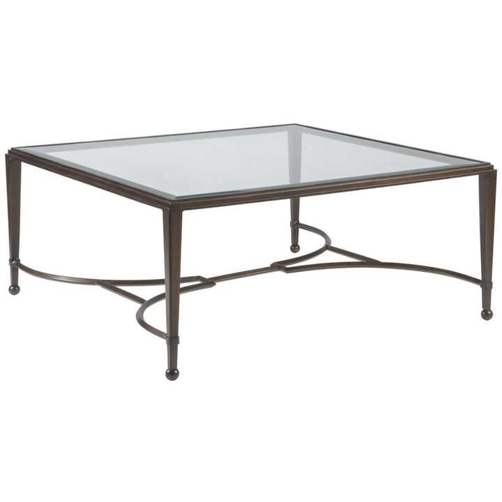 Metal Designs Sangiovese Square Cocktail Table Living Room Artistica Home   