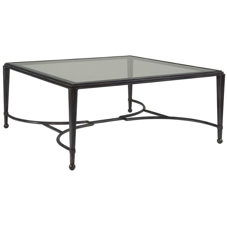 Metal Designs Sangiovese Square Cocktail Table Living Room Artistica Home St Laurent Iron  