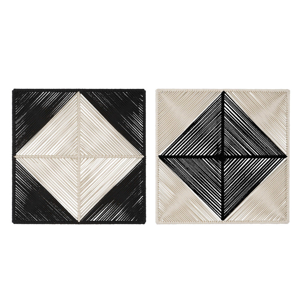 Seeing Double Wall Squares, Set of 2 