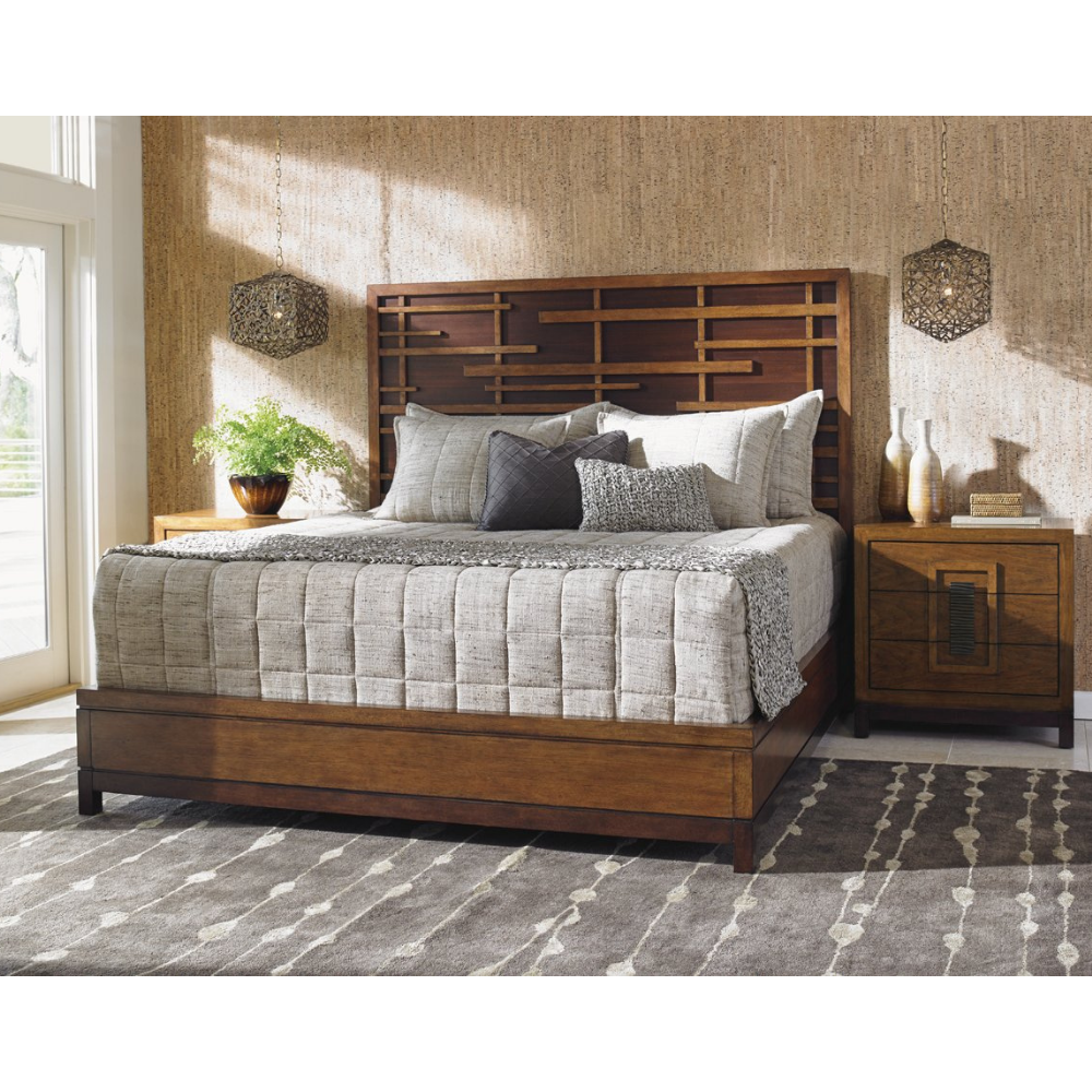 Island Fusion Shanghai Panel Bed Bedroom Tommy Bahama Home   