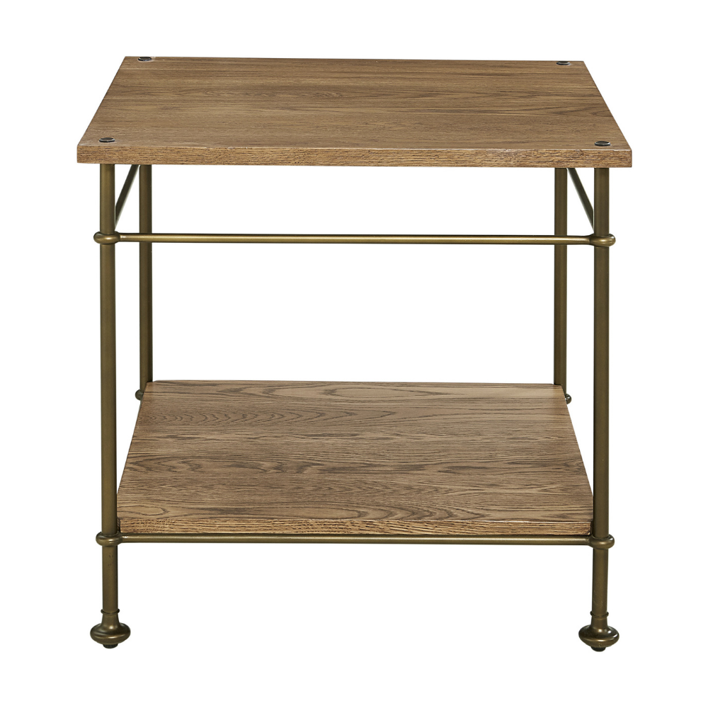 St. Lawrence Metal End Table Living Room Stickley   