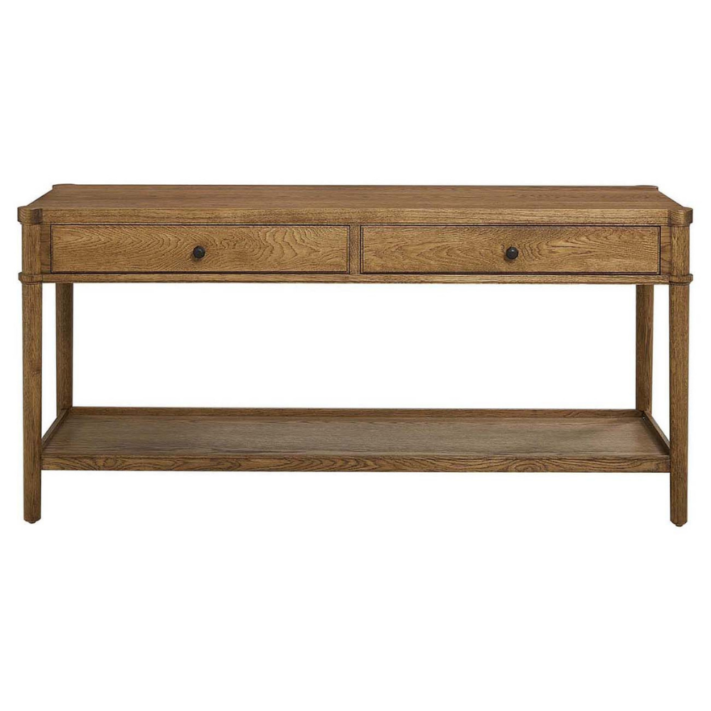 St. Lawrence Post Console Table Living Room Stickley   
