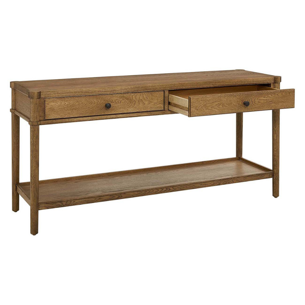 St. Lawrence Post Console Table Living Room Stickley   