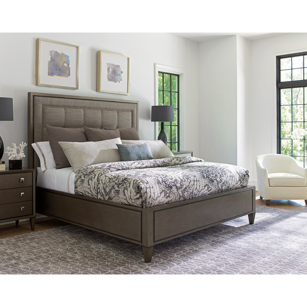Ariana St. Tropez Upholstered Panel Bed 