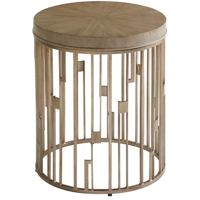 Shadow Play Studio Round Accent Table Living Room Lexington   
