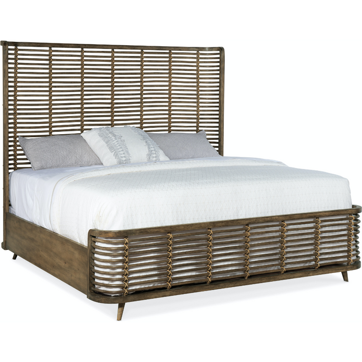 Sundance Rattan Bed Bedroom Hooker Furniture   