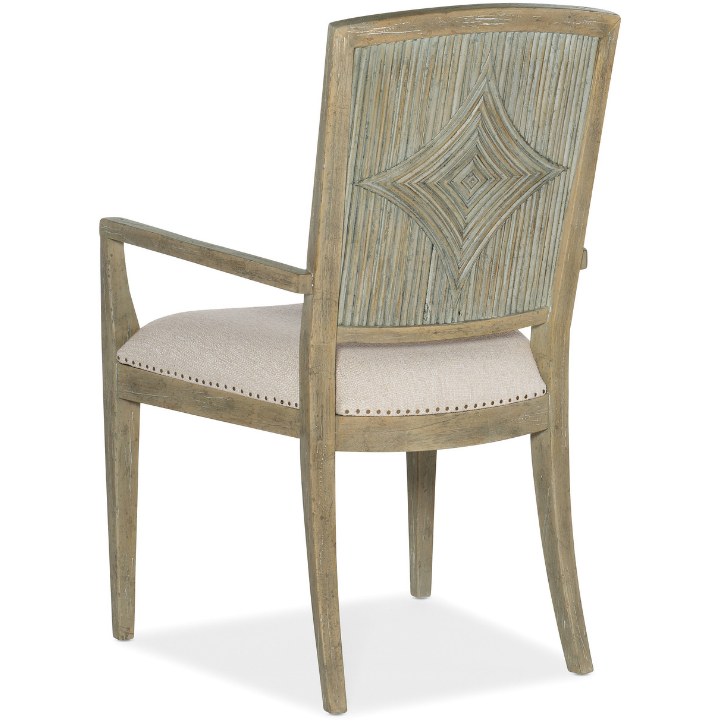 Surfrider Carved Back Arm Chair 