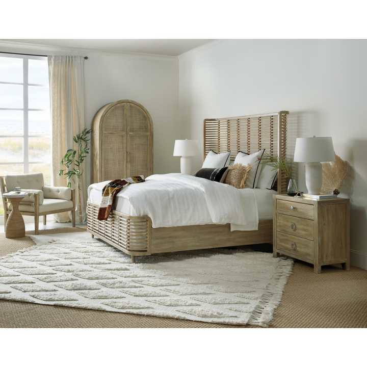 Surfrider Three-Drawer Nightstand Bedroom Hooker Furniture   