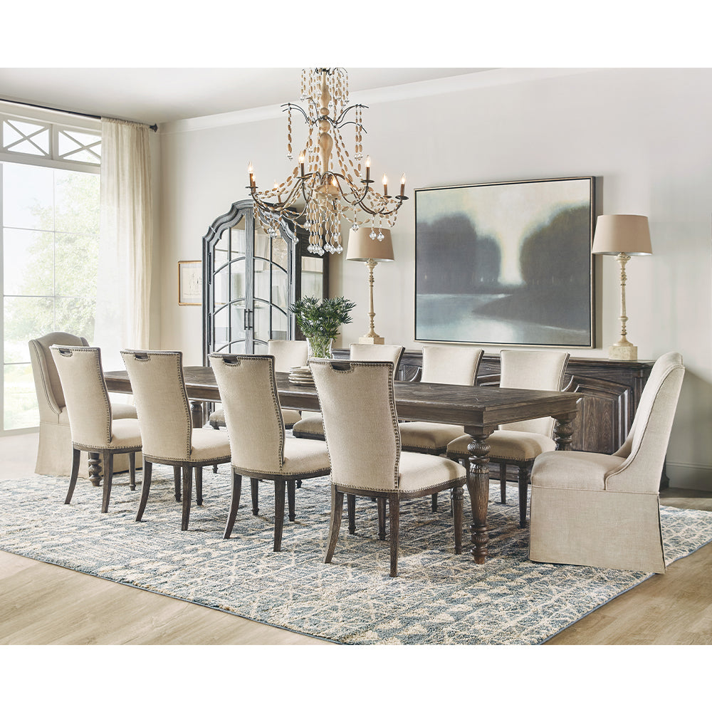 Traditions Rectangle Dining Table with Two 22" Leaves Dining Room Hooker Furniture   