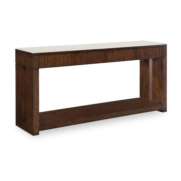 Citation Warner Console Table With Stone Top 