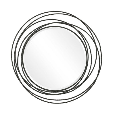 Whirlwind Round Mirror Accessories Uttermost   