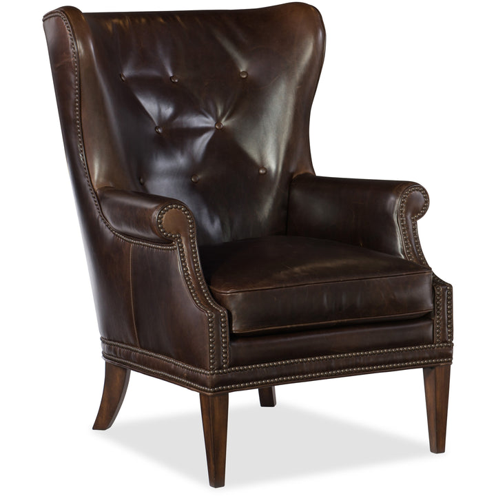 Maya Wing Club Chair Living Room Hooker Furniture   